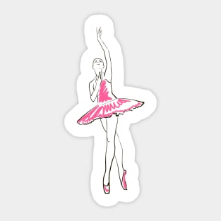 Ballerina Sticker